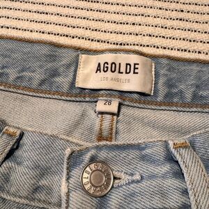 Agolde Light Wash Denim Jeans